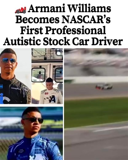EMP PRESS on Instagram: "Armani Williams is making history on the NASCAR circuit as the first professional autistic stock car driver to compete at the sport’s highest levels. Diagnosed with autism at the age of two, Williams has gone on to race in the NASCAR Xfinity Series and the NASCAR Camping World Truck Series, challenging long-standing barriers in a sport where diversity and accessibility have often lagged behind. Beyond the track, he has become a vocal advocate, using his platform as a mot