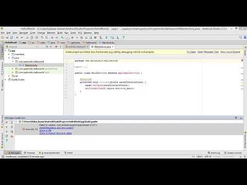 install repository and sync project in android studio