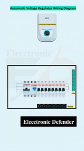 86K views · 907 reactions | Automatic voltage regulator wiring diagram #fbreels #videoviralreel #foryoupageシ #electrician #electronics #watch #project #videos #Official #electrical | Elecctronic Defender | Facebook