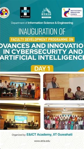 FDP on “Advances and Innovations in Cybersecurity andArtificial Intelligence” from 15 to 20 Dec 2025