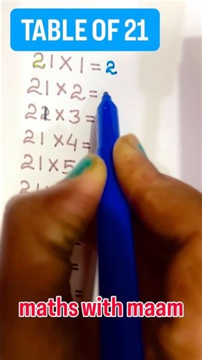🤔Table trick #maths #multiplicationtable #shortsfeed #mathstricks #neweducator #multiplicationchart