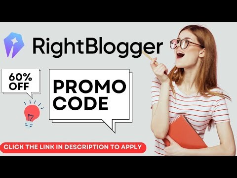 RightBlogger Promo Code 60% OFF RightBlogger Review or RightBlogger Coupon Code