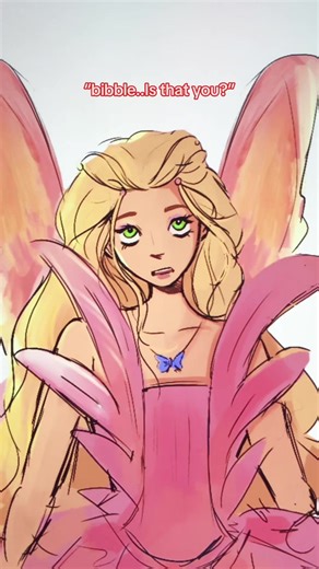 using random audios as an excuse to draw elina WOOOHOOO #barbie #elina #bibble #fanart #fyp