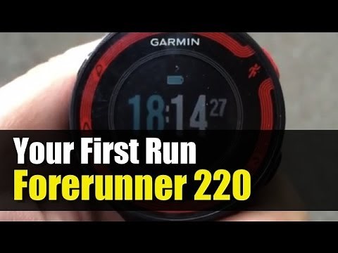 Garmin Forerunner 220 - How to Start Your First Run