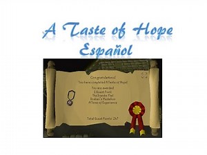 A Taste Of Hope OSRS Español