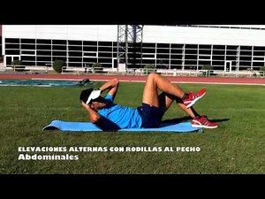 Personal Running - ABDOMINALES Elevaciones alternas con rodillas al pecho.m4v