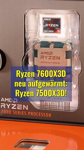 3.3K views · 75 reactions | Ryzen 7 7500X3D - Sparwunder oder sinnloses Rebranding? 樂 #ryzen77500x3d #ryzen7500x3d #x3d #gamingcpu #amd #ryzen7500x3d | PC Games Hardware | Facebook
