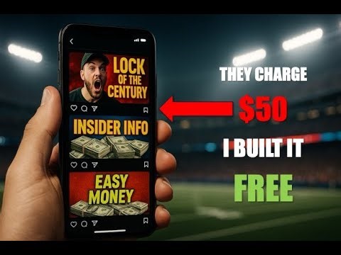 I Built a Pro NFL Betting Model in 10 Minutes (To Show You It's All Hype)
