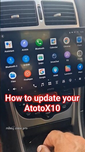 how to update your AtotoX10 #androidauto #AtotoX10