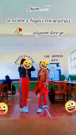 Synchronized Dance Routine in Classroom Setting