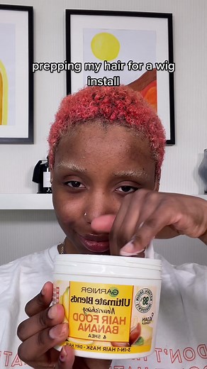 how do you prep your hair for a wig install? I pretty much slather with oil lol #wiginstall #wigprep #hairtutorial #4bhair
