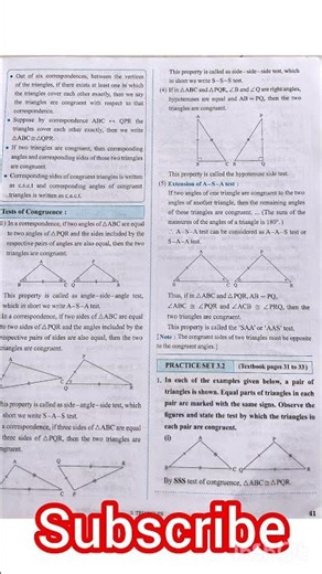 Class 9 Maths Chapter 3 Triangles | Navneet Digest Solutions | Maharashtra Board | Full lesson#ssc