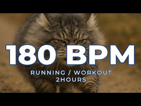 180 BPM Running Music Mix | 2 Hours Non-Stop | Metronome Synced Motivation