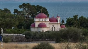 The 12 apostles church in Tiberias, Israel