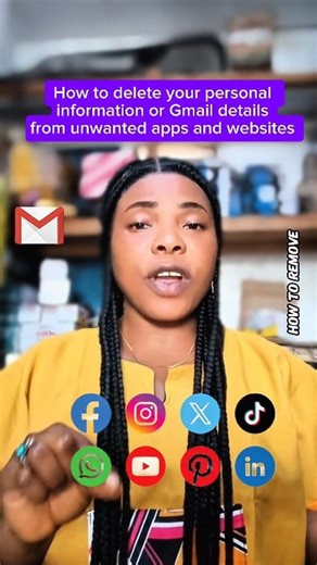 13K views · 231 reactions | How to delete your personal information or Gmail details from unwanted apps and websites #PhoneTips #techtips #FacebookTutorial #fypシ゚viralシ | Mavis corner | Facebook