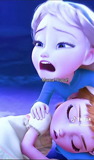 Elsa small Ana small #frozen #elsa #Ana #sisters #ice #snowman