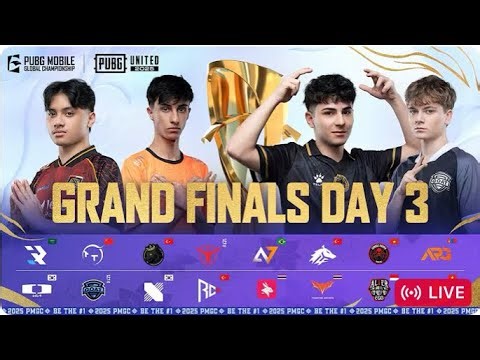 [URDU] 2025 PMGC League | Grand Finals | Day 3| PUBG MOBILE Global Championship