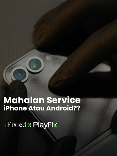 Service iPhone tidak selalu mahal dan service Android juga tidak selalu murah. Semua tergantung jenis kerusakan, tipe handphone, dan harga part yang digunakan. Kalau kalian bingung kalian bisa langsung aja datang ke iFixied dan PlayFix #servishp #repairiphone #repairandroid #ifixied #serviceiphone #serviceandroid #teknisihp #smartphonerepair #iphonerepair #androidrepair #servishpindonesia #teknologirepair #belajarteknisi #teknologismartphone #hpservice #tipsservishp #perbaikanhp #repairdevice #t
