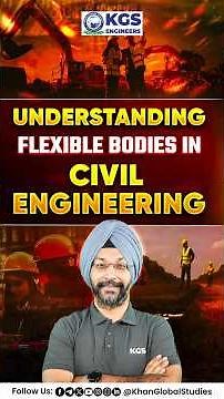 Why Flexible Bodies Matter in Structures — Civil Engineering Explained #civilengineering #kgs