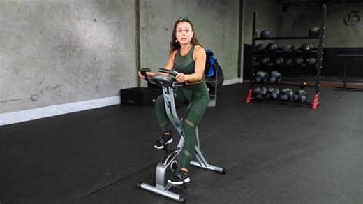 Watch Exerpeutic Foldable Bike with Airsoft Seat for Comfort on Amazon Live