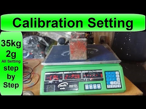 How to weight set in weighing machine 35kg 2g ACS Weighing Machine by Care International Scale | TCS