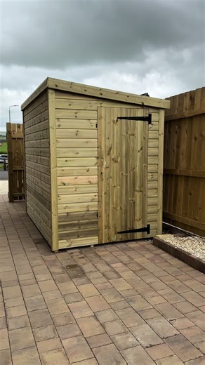 Modern Pent Shed for Efficient Garden Storage