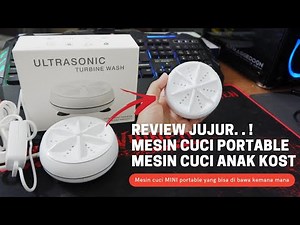 MESIN CUCI MINI ULTRASONIC, MESIN CUCI MURAH 150rb an || ULTRASONIC TURBINE WASH