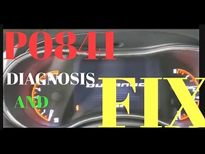 HOW TO FIX ANY CAR WITH A P0841Transmission Fluid Pressure Sensor/switch A ERROR CODE- Fast and easy