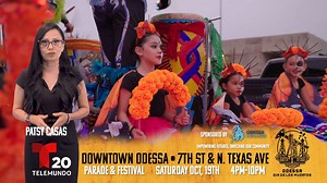 65K views · 305 reactions | Join us for the Dia de los Muertos parade and festival. The event will be October 19th at 7th St. and N Texas in Odessa from 4PM - 10PM.If you can't come out you can watch on Telemundo20 at 7PM. | First Alert 7 | Facebook