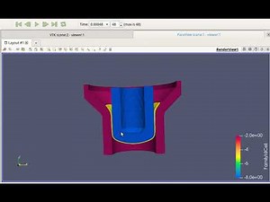 Code Aster Deep Drawing Example