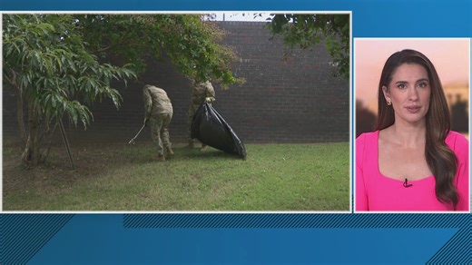 D.C. National Guard helped clean up trash