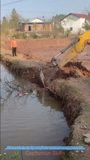 Excavator Ditch Digging | Step-by-Step Process Demo