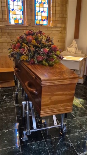 Catholic Voice on Instagram: "Bishop Pat's funeral about to begin Cathedral is full"