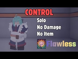Roblox Controll - Full Solo Walkthrough (No Damage, No Item, Flawless Run)