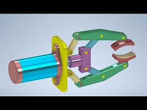 Mechanisms of Gripper - Mechanical Mechanisms - Mechanical Principles - ميكانيزمات ميكانيكية