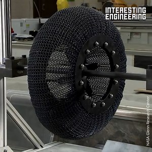 NASA utilized shape memory alloys made out of nickel-titanium to create tires and plane wing folding structures because of its unique characteristics. 🤨 #engineering | Interesting Engineering