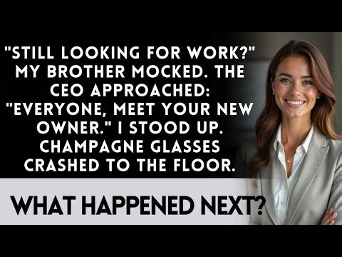 At Dad's Retirement, They Called Me Unemployed—Then Their New Boss Walked In