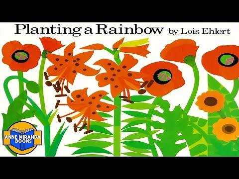 PLANTING A RAINBOW - learn colors in a flower garden