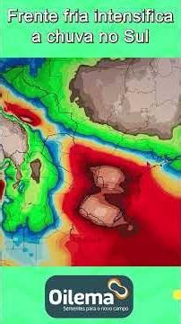 Cold front intensifies rain in the South and models indicate a week to watch the weather