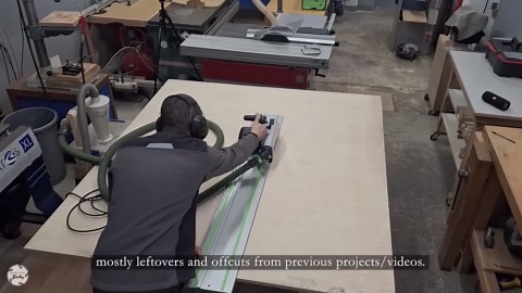 I built an expandable walnut table using only scrap wood!