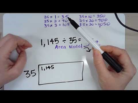 Area Model of Division w/ 2 Digit Divisors