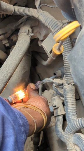 “Testing the oil pressure switch using a tester. Simple steps to check if the oil switch is working properly or faulty. Car electrical diagnostics made easy.” Hashtags: #OilPressureSwitch #CarDiagnostics #AutoElectrical #VehicleMaintenance #Tester #MechanicLife #LampardUmeme #GarageWork | Issah Lampard Umeme
