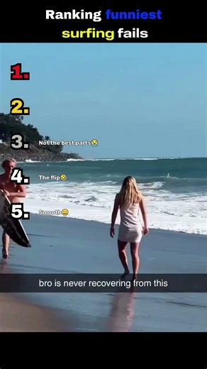 Top 5 Surf Fails Caught On Camera 😂 #shorts