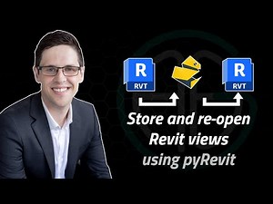 Store and re-open Revit views using pyRevit!