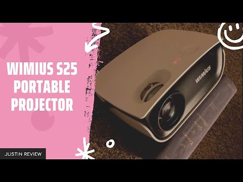 WiMiUS S25 Portable Projector 1080P Full HD Review & User Manual | Top Mini Movie Projector