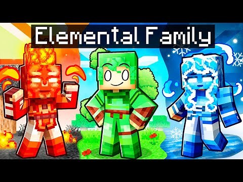 Joining an ELEMENTAL FAMILY In Minecraft!
