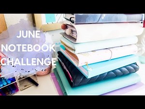 JUNE NOTEBOOK CHALLENGE 📖✨Ideas for using your blank notebooks and planners