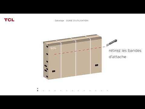 Comment installer son TV TCL 98 pouces ?