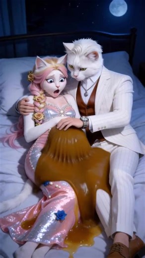 Is the strange illness that Miss White Cat has hereditary? #kitten #aicat #aicats #fyp