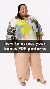 2.9K views | How to access your bonus PDF patterns @stylearc How do you know which patterns are the bonus PDF patterns each month? It's simple. Head to the website and access them via the rotating banners. Don't forget to add another STYLE ARC pattern... & remember the bonus pattern must be in PDF form! It's just a little thank you gift for your continued support  | Style Arc sewing patterns | Facebook